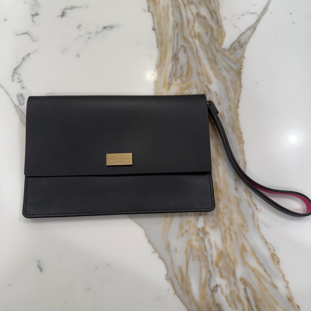Kate Spade Leather Clutch Wristlet